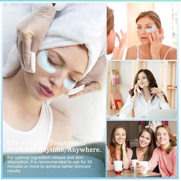 New! Under Eye Patches for Dark Circles, Eye Mask Gel - Reduce Puffiness & Lines - Picture 6 of 9